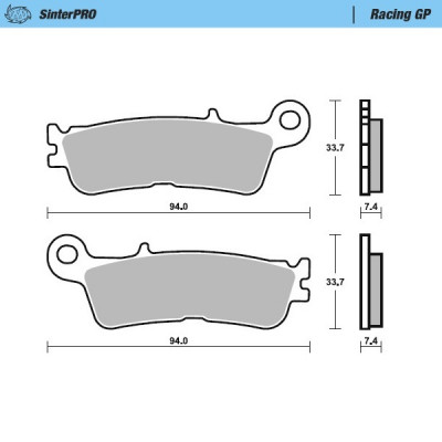 Τακάκια φρένων MOTO-MASTER BRAKEPAD 099822