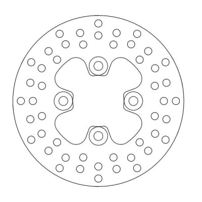 Δισκόπλακα MOTO-MASTER FRONT DISC ROUND YAMAHA YFZ 450 R 23