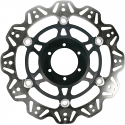 Δισκόπλακα μοτοσυκλέτας εμπρός EBC FLT VEE WAVE BLK FR VR1014BLK