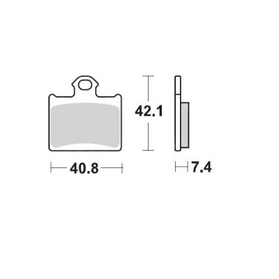Τακάκια φρένων MOTO-MASTER BRAKEPAD 096711