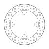Πίσω δισκόπλακα μοτοσυκλέτας MOTO-MASTER BRAKE DISC HALO HONDA X-ADV 750 ABS 23