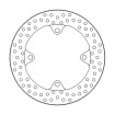 Πίσω δισκόπλακα μοτοσυκλέτας MOTO-MASTER BRAKE DISC HALO HONDA X-ADV 750 ABS 23 thumb