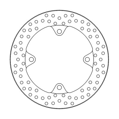Πίσω δισκόπλακα μοτοσυκλέτας MOTO-MASTER BRAKE DISC HALO HONDA X-ADV 750 ABS 23