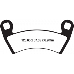 Τακάκια μοτοσυκλέτας EBC SINT R SERIES FA656R Τακάκια μοτοσυκλέτας EBC SINT R SERIES FA656R