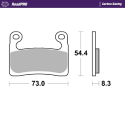 Τακάκια φρένων MOTO-MASTER BRAKE PAD CARBON RACING BMW R 1250 RT ABS 23 Τακάκια φρένων MOTO-MASTER BRAKE PAD CARBON RACING BMW R 1250 RT ABS 23