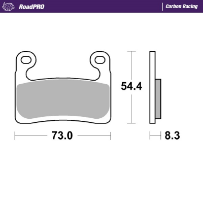 Τακάκια φρένων MOTO-MASTER BRAKE PAD CARBON RACING BMW R 1250 RT ABS 23