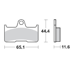 Τακάκια φρένων MOTO-MASTER BRAKE PAD SINTER ATV NITR