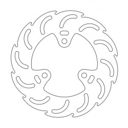 Δισκόπλακα μοτοσυκλέτας MOTO-MASTER FLAME DISC APRILIA MOJITO 50 CUSTOM