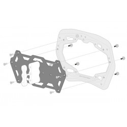 Σετ στερέωσης για βαλίτσες SW-MOTECH SIDE CARRIER ADP KIT PRO 1
