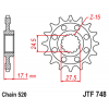 Γρανάζι κίνησης εμπρός JT Sprockets JTF748.15