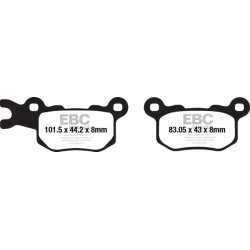 Τακάκια μοτοσυκλέτας EBC BRAKE PAD CARBON TT DIRT Τακάκια μοτοσυκλέτας EBC BRAKE PAD CARBON TT DIRT