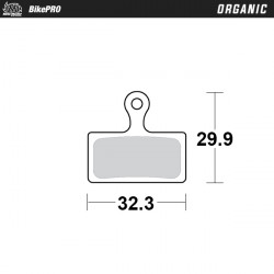 Τακάκια φρένων MOTO-MASTER BRAKE PAD ORGANIC d Τακάκια φρένων MOTO-MASTER BRAKE PAD ORGANIC d
