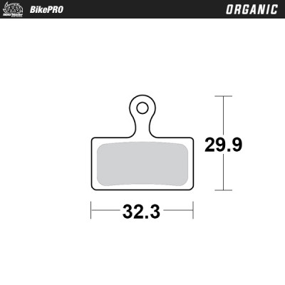 Τακάκια φρένων MOTO-MASTER BRAKE PAD ORGANIC d