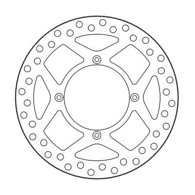 Δισκόπλακα εμπρός MOTO-MASTER BRAKE DISC VINT FRONT KAWASAKI KLX 300 R 03-07