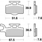 Τακάκια φρένων MOTO-MASTER NITRO για KX 65 A. thumb