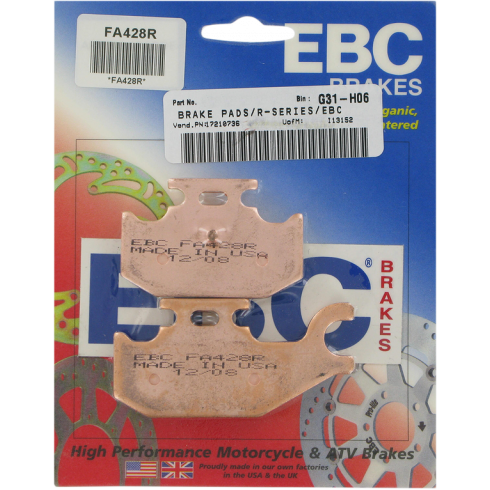 Τακάκια μοτοσυκλέτας EBC SINT R SERIES FA428R Τακάκια μοτοσυκλέτας EBC SINT R SERIES FA428R