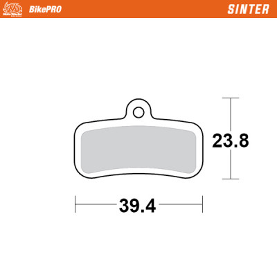 Τακάκια φρένων MOTO-MASTER BRAKE PAD SINTER.