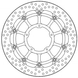 Δισκόπλακα εμπρός MOTO-MASTER BRAKE DISC FRONT HALO L/R HONDA CBR 1000 RR-R ABS