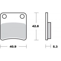 Τακάκια φρένων MOTO-MASTER BRAKE PAD CERAMIC HONDA X-ADV 750 ABS 23 Τακάκια φρένων MOTO-MASTER BRAKE PAD CERAMIC HONDA X-ADV 750 ABS 23