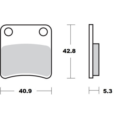 Τακάκια φρένων MOTO-MASTER BRAKE PAD CERAMIC HONDA X-ADV 750 ABS 23