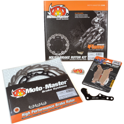 Σετ δισκόπλακα και τακάκια μοτοσυκλέτας MOTO-MASTER BRAKE KIT 270mm FLOAT