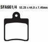 Τακάκια μοτοσυκλέτας EBC SFA ORG SCOOTER SFA661/4
