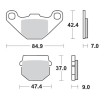 Τακάκια φρένων MOTO-MASTER BRAKE PAD CERAMIC APRILIA RX 125 ABS 23 Τακάκια φρένων MOTO-MASTER BRAKE PAD CERAMIC APRILIA RX 125 ABS 23 thumb