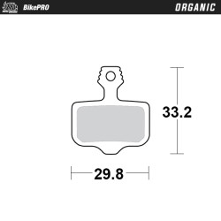 Τακάκια φρένων MOTO-MASTER BRAKE PAD ORGANIC. Τακάκια φρένων MOTO-MASTER BRAKE PAD ORGANIC.