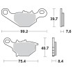 Τακάκια φρένων MOTO-MASTER BRAKE PAD SINTER MX NITRO SUZUKI RM 85 L 04 Τακάκια φρένων MOTO-MASTER BRAKE PAD SINTER MX NITRO SUZUKI RM 85 L 04 thumb