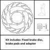 Σετ δισκόπλακα και τακάκια MOTO-MASTER 260mm FLFI OFFROAD KIT HONDA