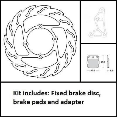 Σετ δισκόπλακα και τακάκια MOTO-MASTER 260mm FLFI OFFROAD KIT HONDA