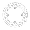 Δισκόπλακα MOTO-MASTER HALO REAR DISC HONDA CB 500 F ABS thumb
