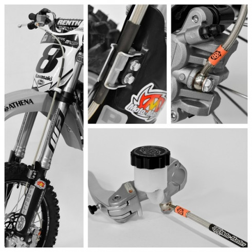Σωληνάκι φρένου μοτοσυκλέτας MOTO-MASTER BRAKE LINE W/ HEADLIGHT YAMAHA WR 250 F 23 Σωληνάκι φρένου μοτοσυκλέτας MOTO-MASTER BRAKE LINE W/ HEADLIGHT YAMAHA WR 250 F 23