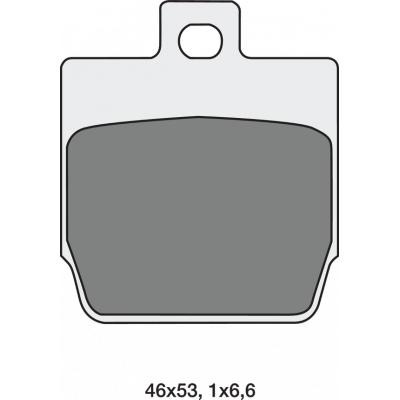 Τακάκια φρένων MOTO-MASTER BRAKE PAD SINTER SCOOTER YAMAHA NS 50 N 16