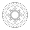 Δισκόπλακα MOTO-MASTER BRAKE ROTOR ROUND W/ABS EN 650 ABS thumb