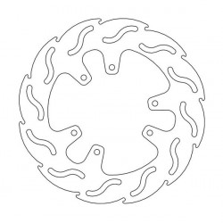 Δισκόπλακα MOTO-MASTER MOTO M. RR FLAME YAMAHA.