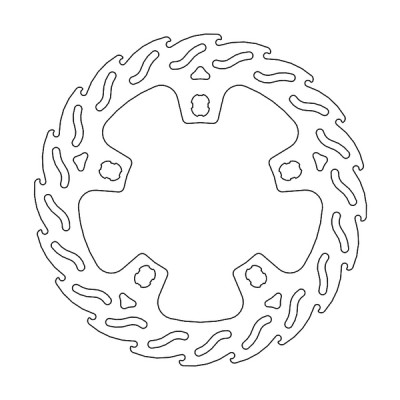 Δισκόπλακα MOTO-MASTER BRAKE ROTOR FIX FLAME L Harley Davidson FLHXS 1868 ABS