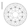 Δισκόπλακα MOTO-MASTER BRAKE ROTOR FLOAT ROUND TRIUMPH BONNEVILLE 900 T100 ABS
