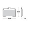Τακάκια φρένων MOTO-MASTER BRAKE PAD CERAMIC APRILIA	RS 125 ABS 23