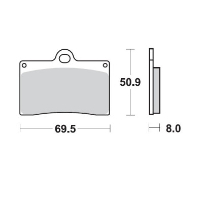 Τακάκια φρένων MOTO-MASTER BRAKE PAD CERAMIC APRILIA	RS 125 ABS 23