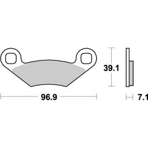 Τακάκια φρένων MOTO-MASTER NITRO για POLARIS SPORTSMAN 570 4X4 23 Τακάκια φρένων MOTO-MASTER NITRO για POLARIS SPORTSMAN 570 4X4 23