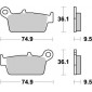 Τακάκια φρένων MOTO-MASTER NITRO για DR-Z 400 SM thumb