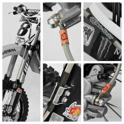 Σωληνάκι φρένου μοτοσυκλέτας MOTO-MASTER BRAKE LINE FRONT SUZ RM-Z Σωληνάκι φρένου μοτοσυκλέτας MOTO-MASTER BRAKE LINE FRONT SUZ RM-Z
