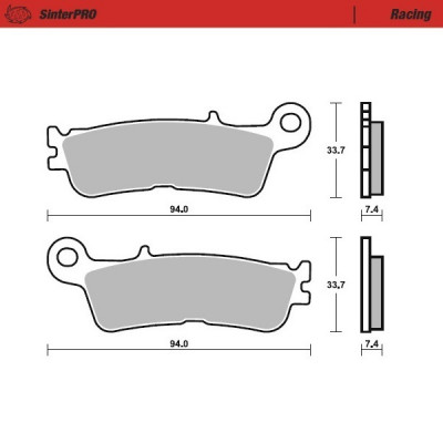Τακάκια φρένων MOTO-MASTER BRAKEPAD 099811