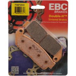 Τακάκια μοτοσυκλέτας EBC SINTERED HH FA672HH