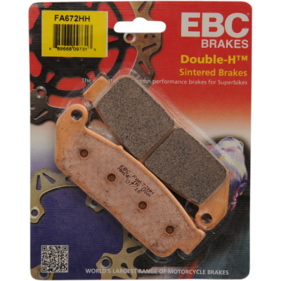 Τακάκια μοτοσυκλέτας EBC SINTERED HH FA672HH