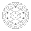 Δισκόπλακα MOTO-MASTER BRAKE DISC HALO FLOAT HONDA CB 500 X ABS 19-21