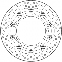 Δισκόπλακα MOTO-MASTER BRAKE ROTOR ROUND 5.5mm NINJA 650 ABS