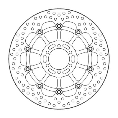 Δισκόπλακα MOTO-MASTER BRAKE ROTOR FLOAT ROUND KTM SUPERMOTO 990 T ABS