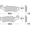 Τακάκια φρένων MOTO-MASTER NITRO για WR 250 F 23 thumb